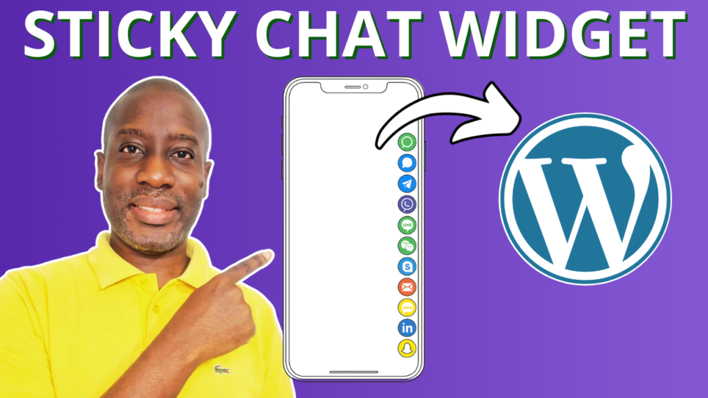 sticky chat widget